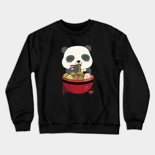 Panda ramen Crewneck Sweatshirt